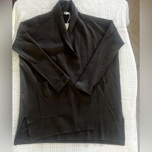 NWT Splendid x Cella Jane Blog Open Front Cardigan in Deep Olive, size XS